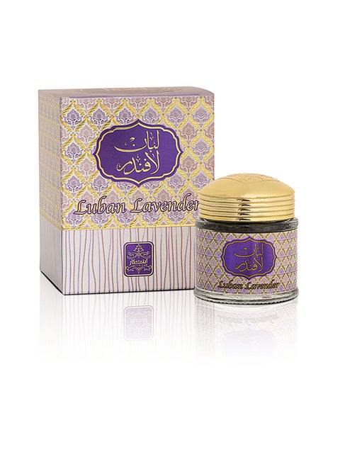 Bakhoor Luban Lavender 40grams of Authentic Arabic Agarwood Chips | Aroma Lasts All Day Long - Perfect for Prayers, Namaz, Ramadan & Eid Gifts, Ceremonies, Meditation & Room Perfuming